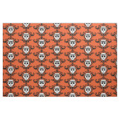 Schädeldamast Halloween | Tag der Toten Stoff (Fat Quarter (45,7 x 55,9 cm))