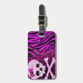 Schädeldruck Gepäckanhänger (Vorderseite vertikal)