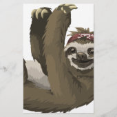 Schädelfaultier Briefpapier (Vorderseite)