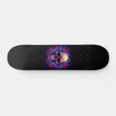 Schädelflame Skateboard (Horizontal)