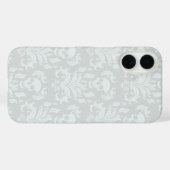 Schädelflammdamast in klassisch weiß Case-Mate iPhone hülle (Rückseite (Horizontal))