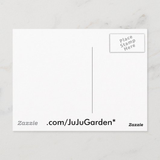 Schädelfliege Postkarte (Rückseite)