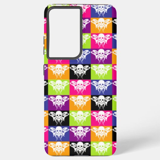 Schädelfliege Samsung Galaxy Hülle (Rückseite)