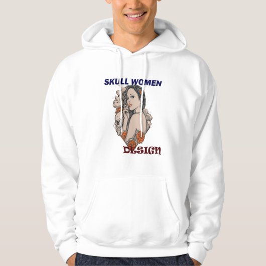 Schädelfrauen gestalten T - Shirt (Vorderseite)