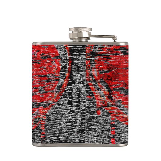 Schädelgesicht Flachmann (Rückseite)