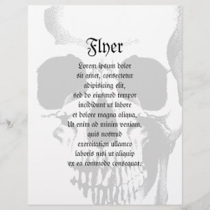 Schädelgesicht Flyer