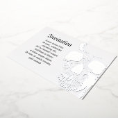 Schädelgesicht Folieneinladung (Gedreht)