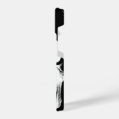 Schädelgesicht iPhone Hülle (Linke Seite)