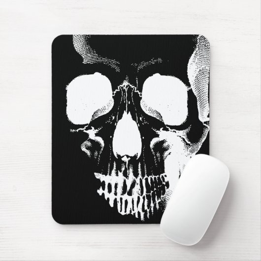 Schädelgesicht Mousepad (Mit Mouse)