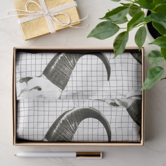 Schädelgewebe für Decoupage Seidenpapier (Geschenk)