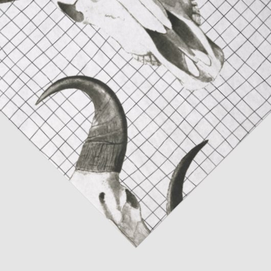 Schädelgewebe für Decoupage Seidenpapier (Ausschnitt)