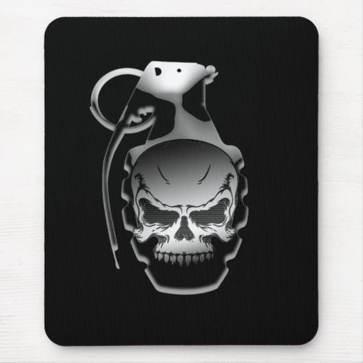 Schädelgranate Mousepad (Vorne)