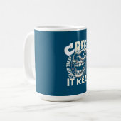 Schädelhalloween Kaffeetasse (Vorderseite Links)