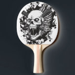 Schädelhauptjäger-Graffiti Tischtennis Schläger<br><div class="desc">Schädelhauptjäger-Graffiti</div>