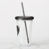 Schädelherz Acryltrinkbecher (Links)