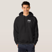 Schädelherz Hoodie (Vorne ganz)