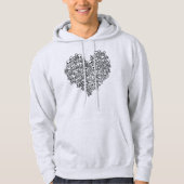 Schädelherz Hoodie (Vorderseite)
