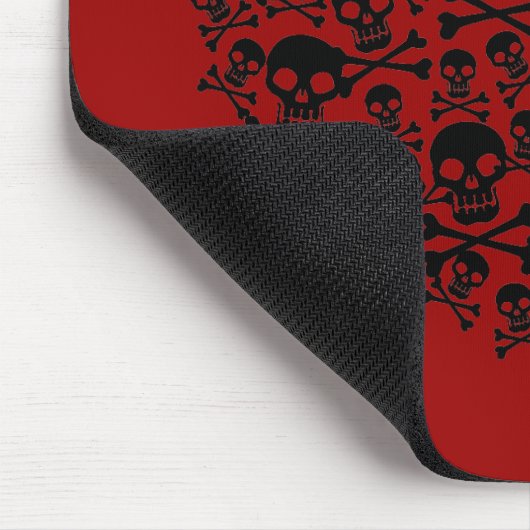 Schädelherz Mousepad (Ecke)