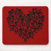 Schädelherz Mousepad (Vorne)
