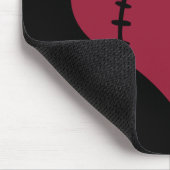 Schädelherz Mousepad (Ecke)