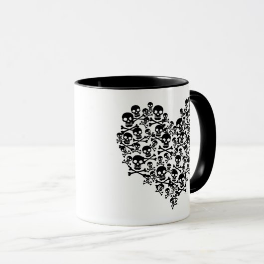 Schädelherz Tasse (VorderseiteRechts)