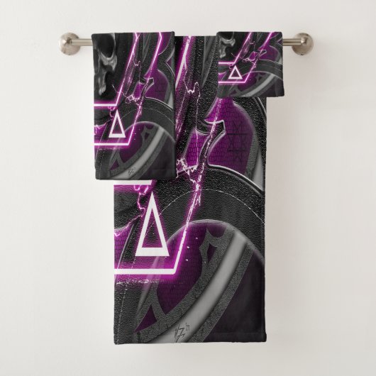 Schädelhügel und Siegel Badhandtuch Set (Insitu)