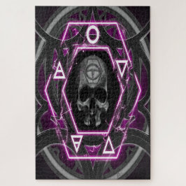 Schädelhügel und Siegel Puzzle