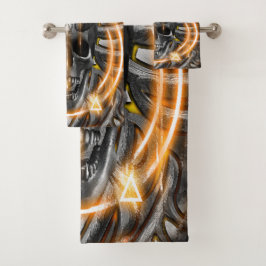 Schädelhügel und Siegel VOL.2 Badhandtuch Set