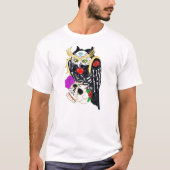 Schädelhuhn und Schädel T-Shirt (Vorderseite)