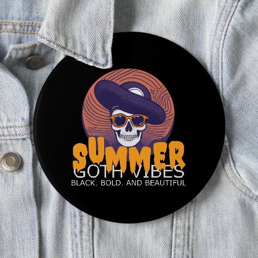 Schädelhut Button (Beispiel)