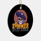 Schädelhut Keramik Ornament (Rechts)