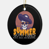 Schädelhut Keramik Ornament (Links)