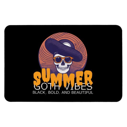 Schädelhut Magnet (Horizontal)