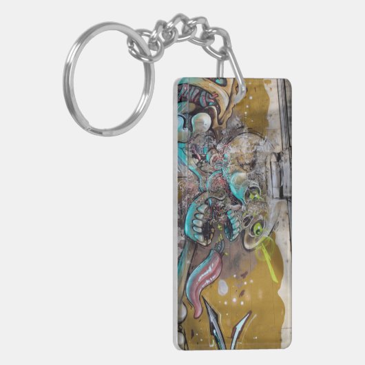 Schädelhut Schlüsselanhänger (Vorderseite links)