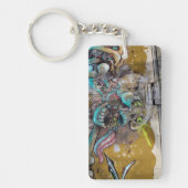 Schädelhut Schlüsselanhänger (Vorderseite)