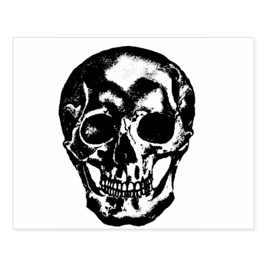 Schädeljagd Gummistempel (Prägung)