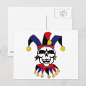 SchädelJoker Postkarte (Vorne/Hinten)