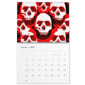 Schädelkalender 2018 kalender (Jan 2027)
