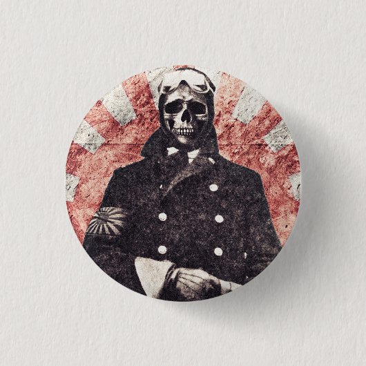 Schädelkamikaze Button (Vorderseite)