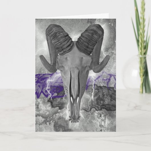 Schädelkarte Karte (Vorderseite)