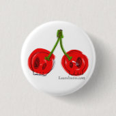 Schädelkirschen Button (Vorderseite)