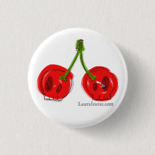 Schädelkirschen Button