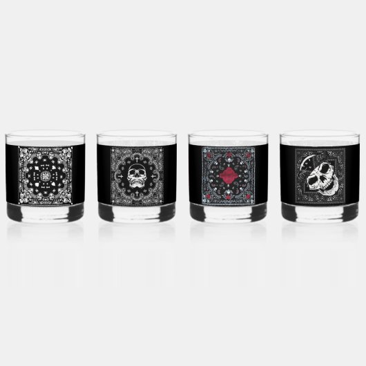 Schädelklasse Whiskyglas (Hinten)