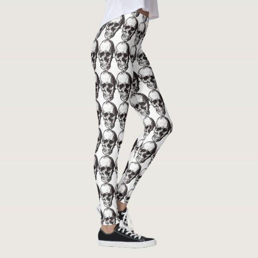 Schädelknochen Leggings (Rechts)