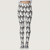 Schädelknochen Leggings (Vorderseite)