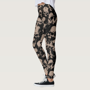 Schädelknochen Leggings