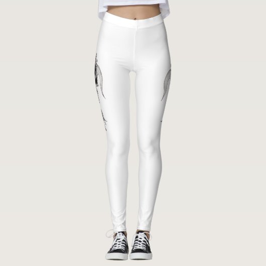 Schädelknochen Leggings (Vorderseite)