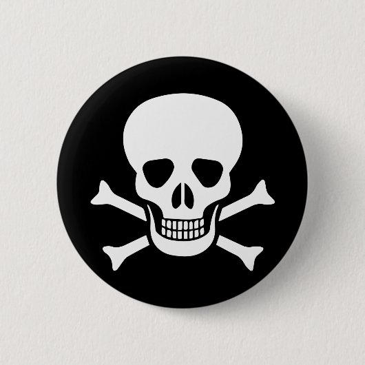 Schädelknopf Button (Vorderseite)