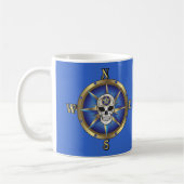 Schädelkompass Kaffeetasse (Links)