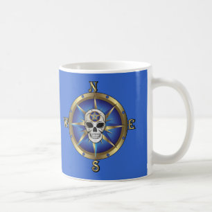 Schädelkompass Kaffeetasse